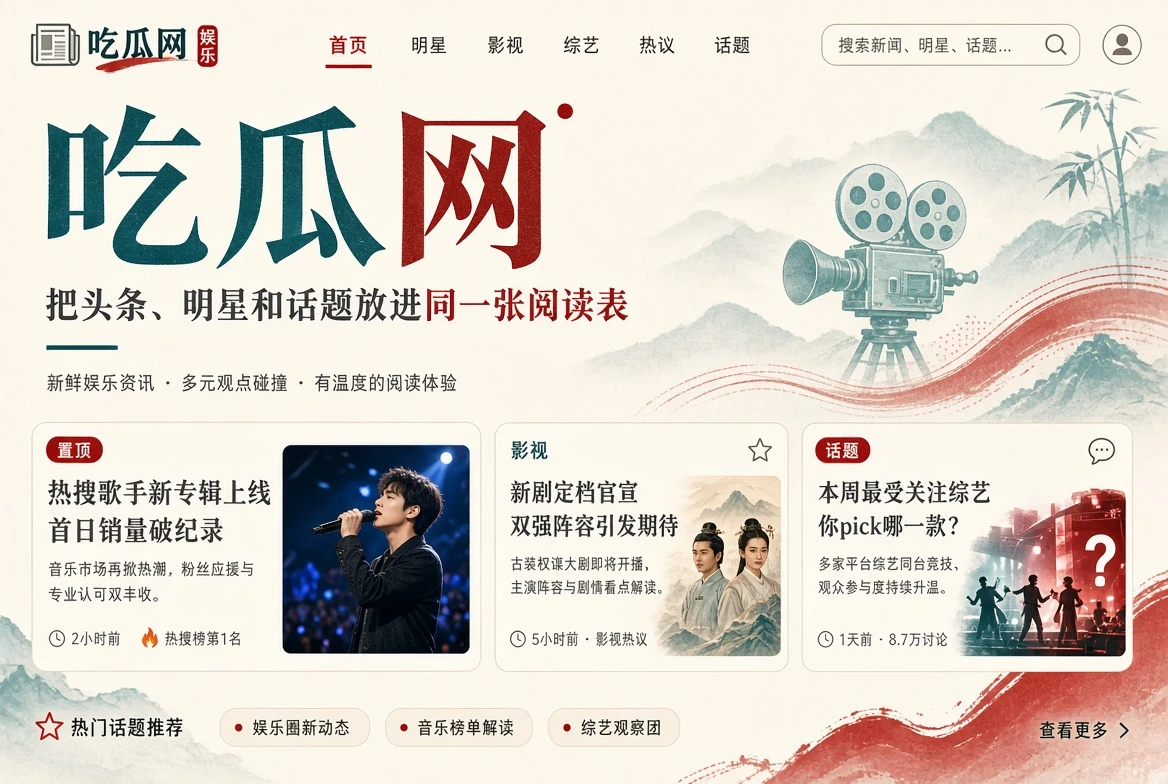 吃瓜网娱乐资讯封面画面